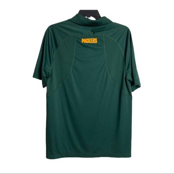 Majestic Cool Base Men's Green Bay Packers Short-Sleeve Polo - Picture 3 of 9